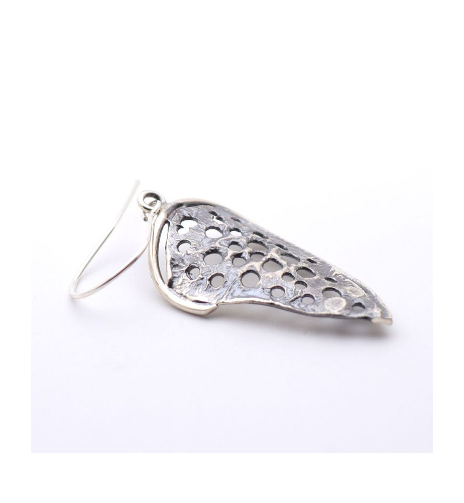 boucles d'oreilles argent massif