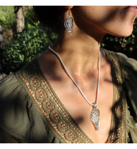 boucles d'oreilles argent ethniques