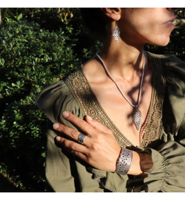 pendentif argent femme original