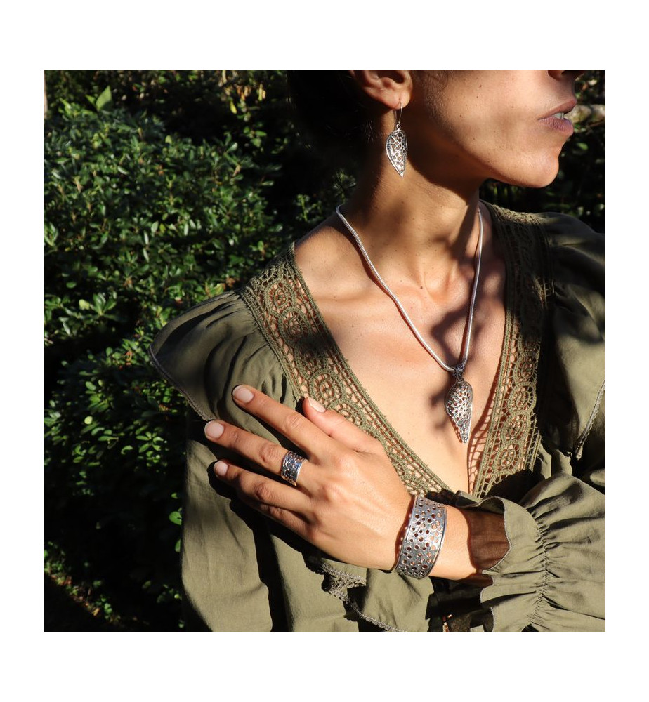 pendentif argent femme original