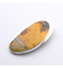 pendentif argent et pierre