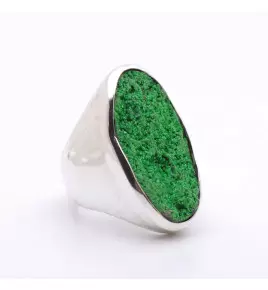 bague pierre naturelle argent