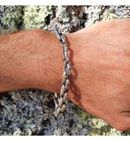 bracelet argent homme