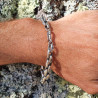 bracelet argent homme