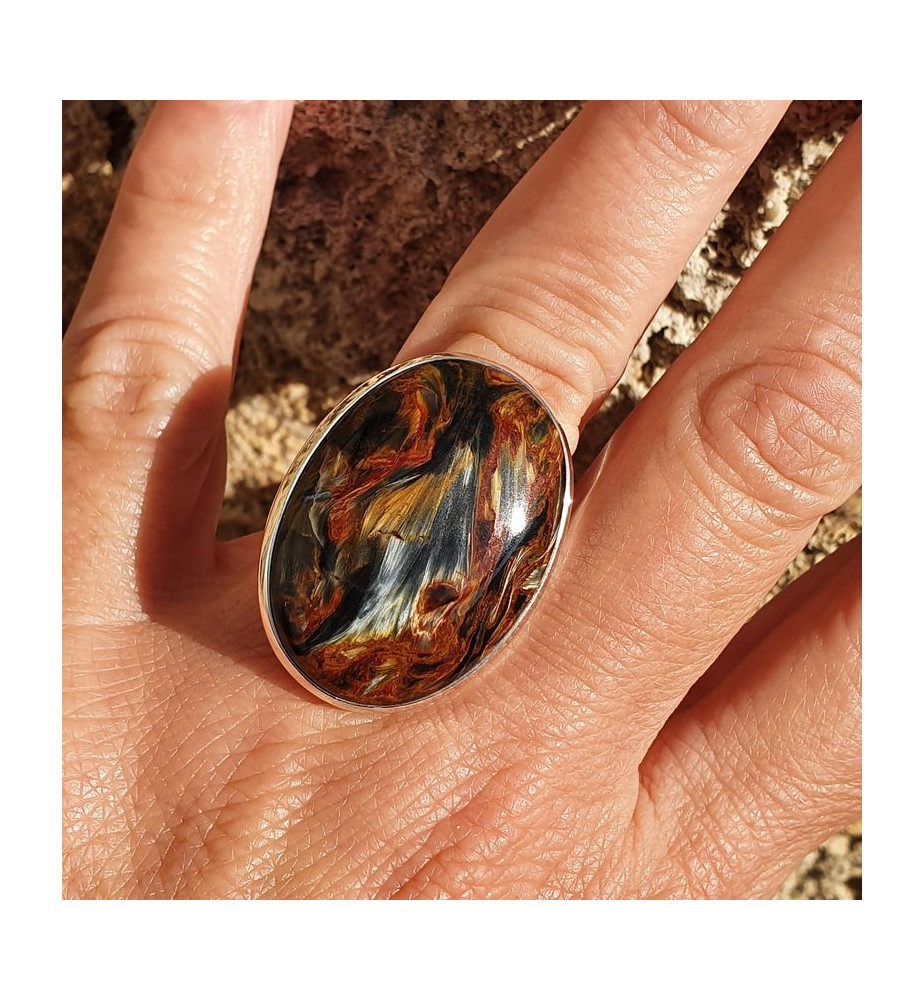 pietersite bague