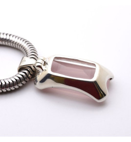 pendentif quartz rose
