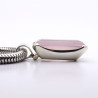 pendentif quartz rose argent