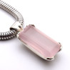 pendentif pierre rose