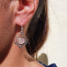 boucles d'oreilles pendantes