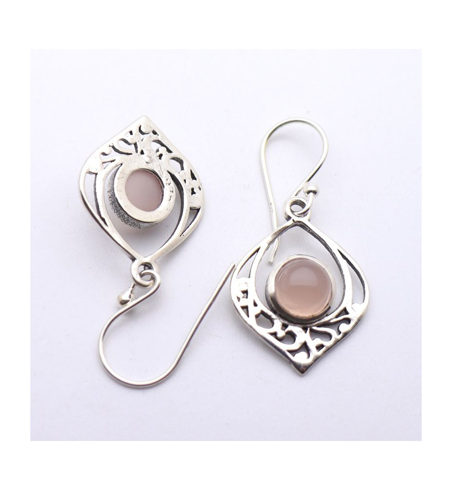 boucles d'oreilles pierres naturelles