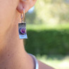 boucles d'oreilles améthyste