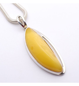 pendentif ambre femme