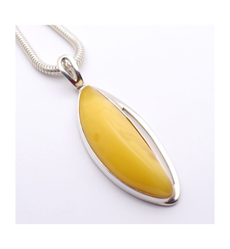 pendentif ambre femme