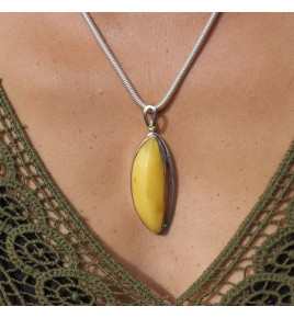 bijou ambre jaune