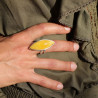 bague argent et ambre artisanal
