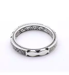anneau argent fin