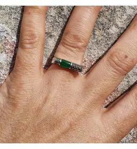 bague jade femme