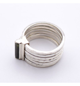 tourmaline verte bague