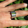 bague tourmaline verte