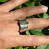 bague tourmaline verte