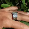 bague pierre verte