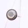 bague nacre argent