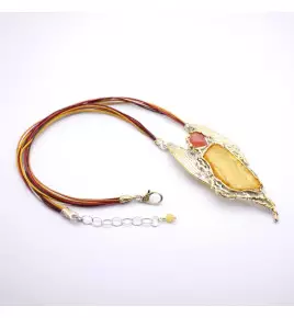 collier ambre femme
