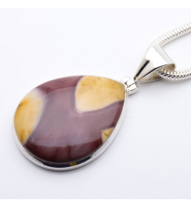 jaspe mokaite pendentif