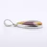 pendentif argent et jaspe mokaite