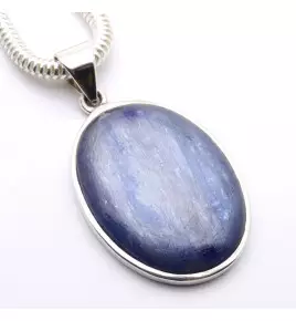 pendentif cyanite bleue
