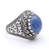 bague cyanite bleue