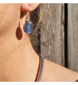 boucle d oreille cyanite