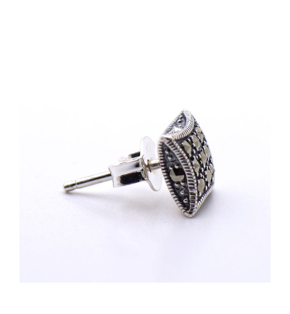 marcassite boucle d'oreille