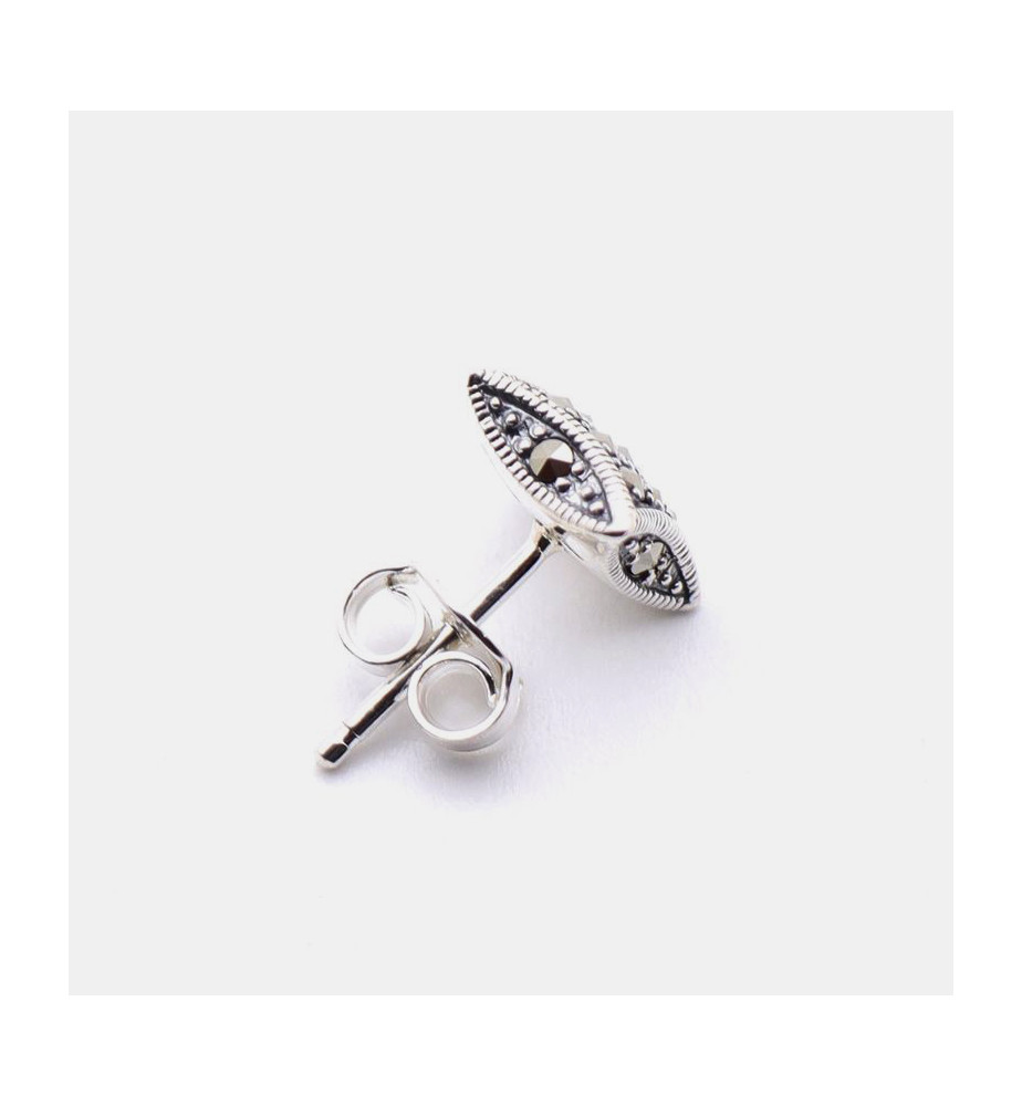 puces d'oreilles argent