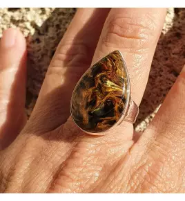 pietersite bague