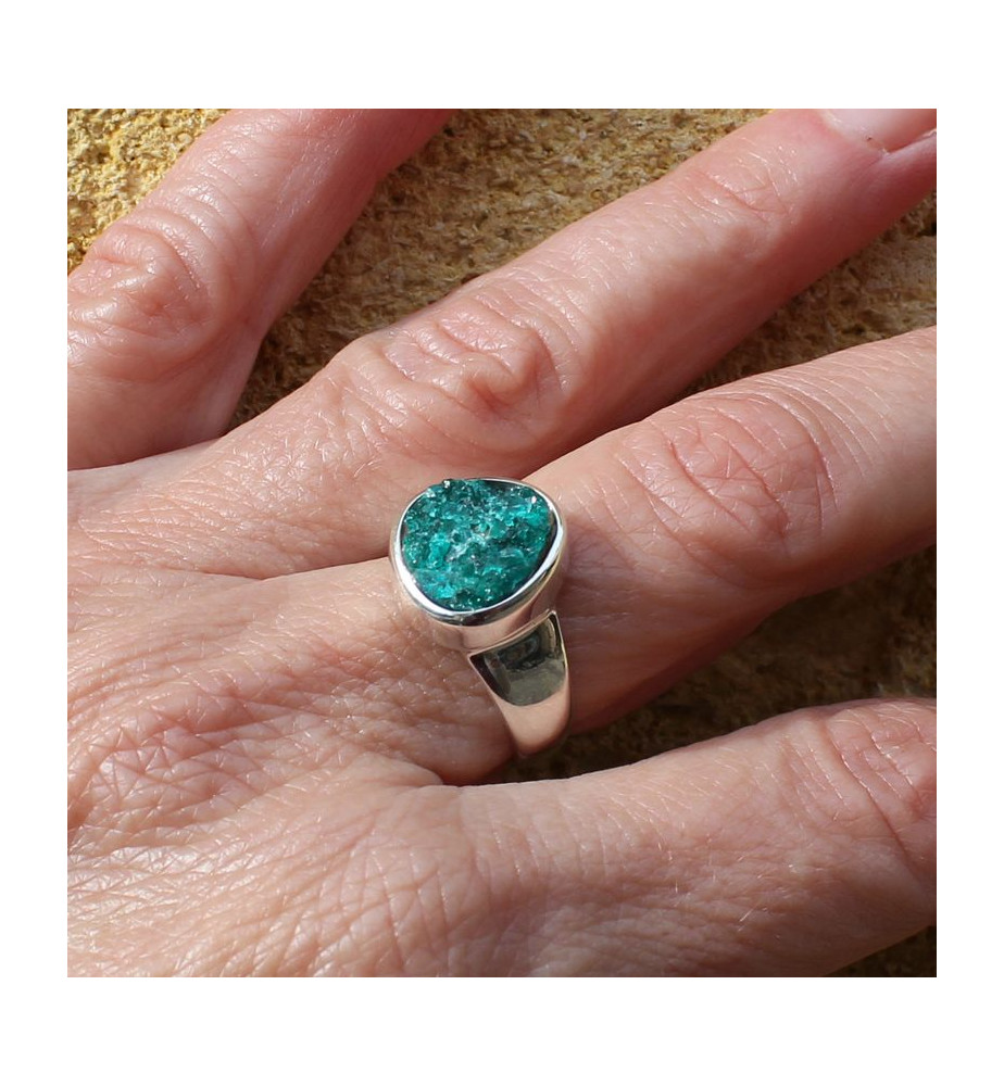 dioptase bague