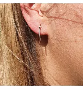 créoles argent légères