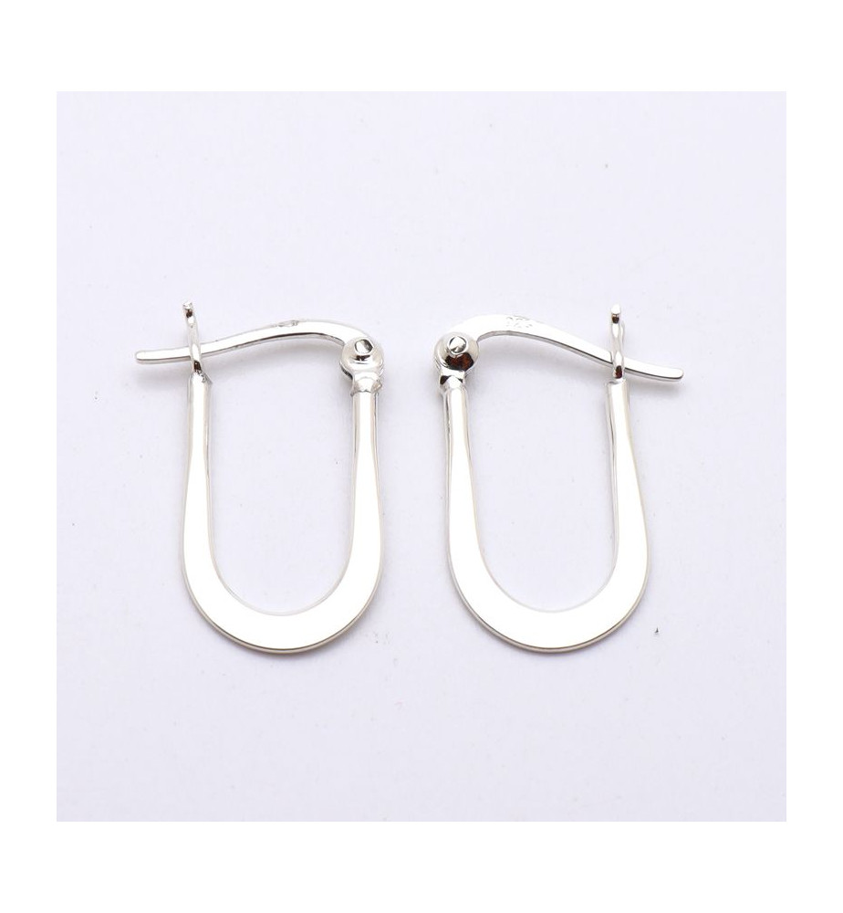 créoles argent légères