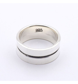 bague anneau argent