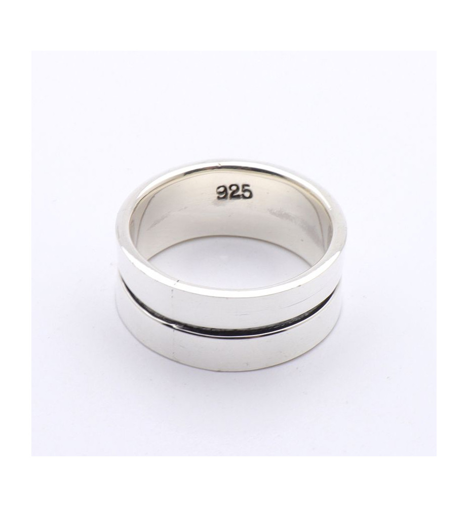 bague anneau argent