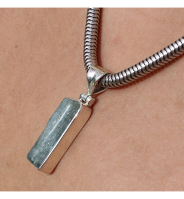 bijou aigue marine pendentif