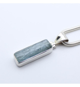 pendentif aigue marine brut