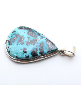 pendentif azurite hématite