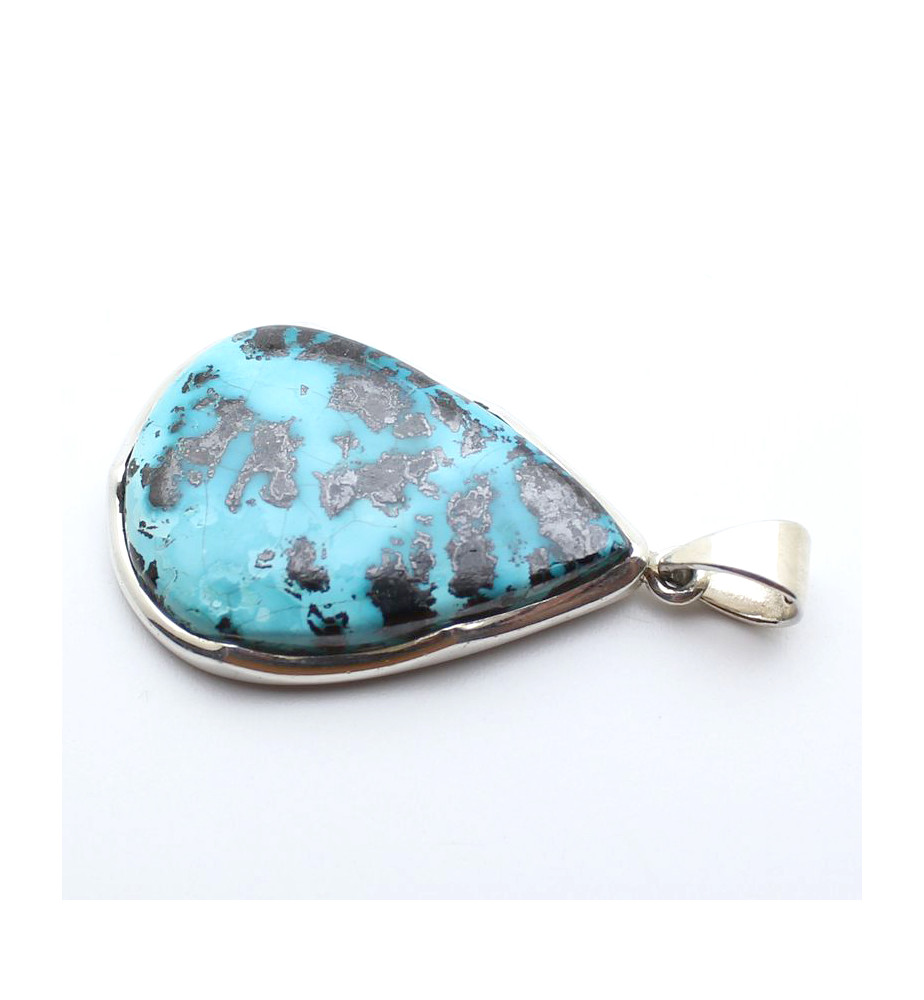 pendentif azurite hématite