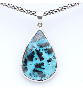 pendentif azurite