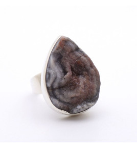 bague avec calcedoine