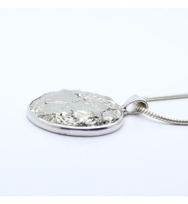 pendentif pyrite argent