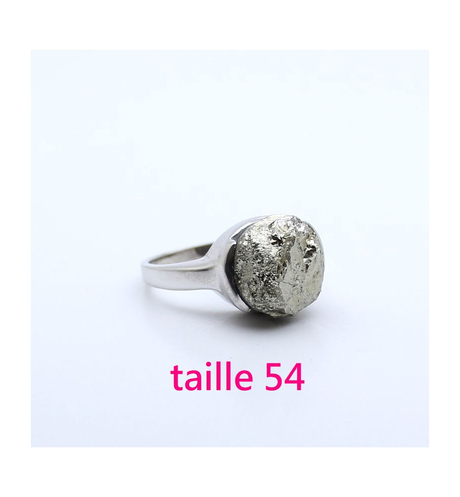 bague pyrite femme