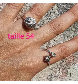 bague pyrite femme