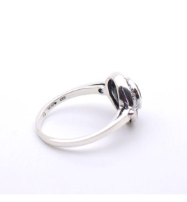 bague améthyste argent